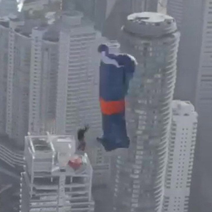 Aziz Ahamad canopy collision KL Tower Jump 2019