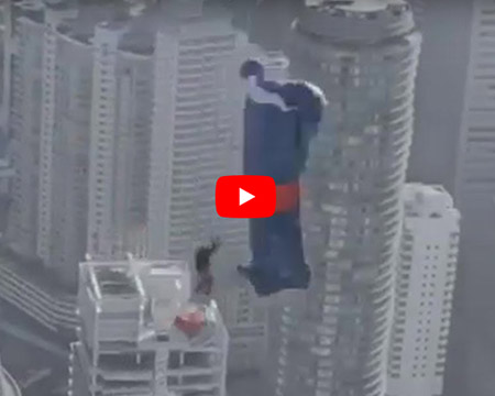 Malaysian BASE Jumper Aziz Ahmad almost gets himself and another beginner BASE jumper killed at KL Tower BASE Jump 2019