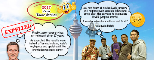 The consequences of eliminating tower strikes at KL Tower